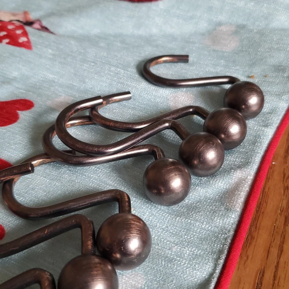 12 Shower Curtain Hooks